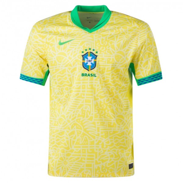 Brazil Player Version Home Jersey 2024