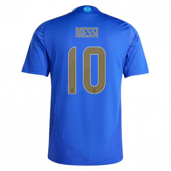 Argentina Away Player Version Lionel Messi Football Shirt 2024
