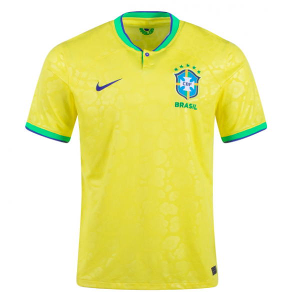 Brazil Home Football Shirt 2022