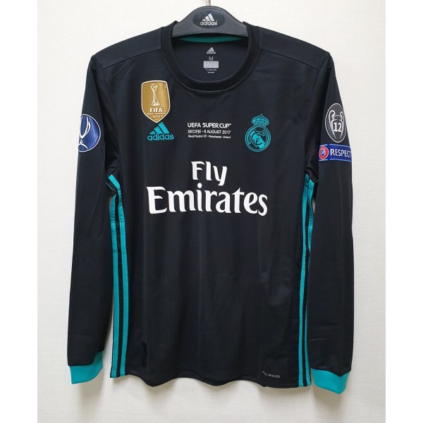 Retro Real Madrid Third Long Sleeve Football Shirt 17/18