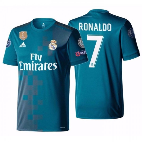 Retro Real Madrid Third Ronaldo Football Shirt 17/18