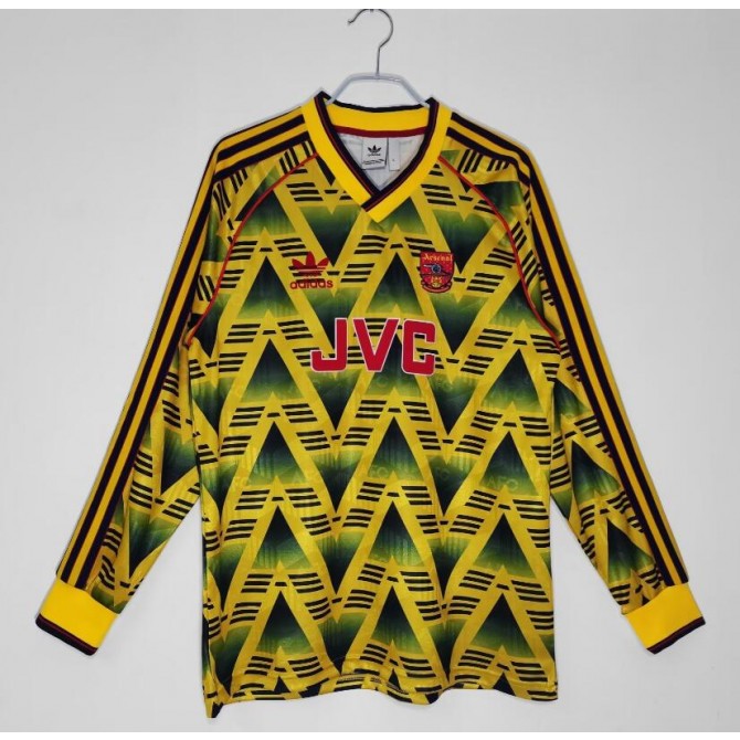 Retro Arsenal Away Long Sleeve Jersey 1991/93