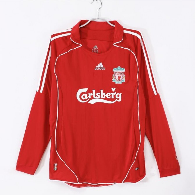 Retro Liverpool Home Long Sleeve Jersey 2006/07