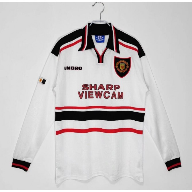 Retro Manchester United Away Long Sleeve Jersey 1998/99