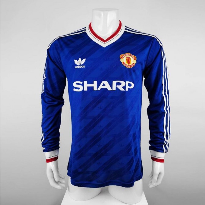 Retro Manchester United Third Long Sleeve Jersey 1986/88