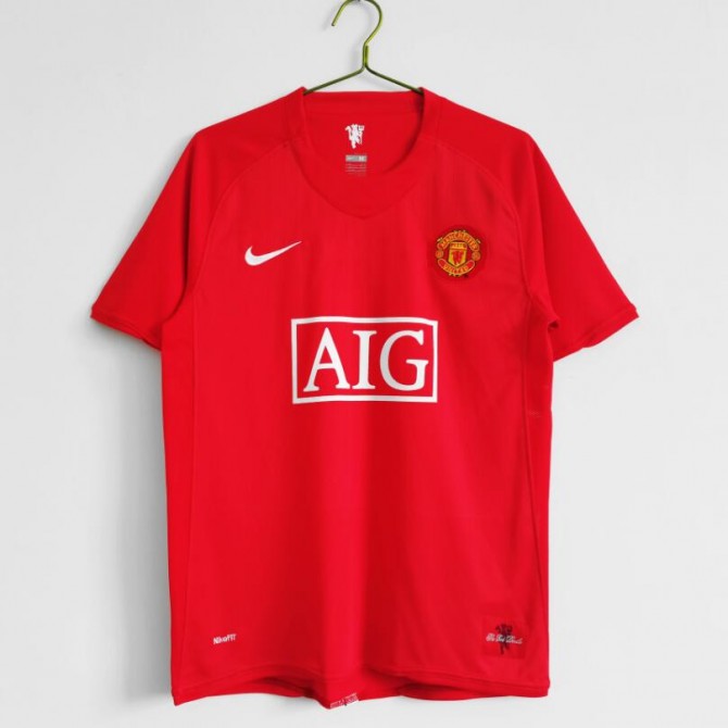 Retro Manchester United Home Jersey 2007/08