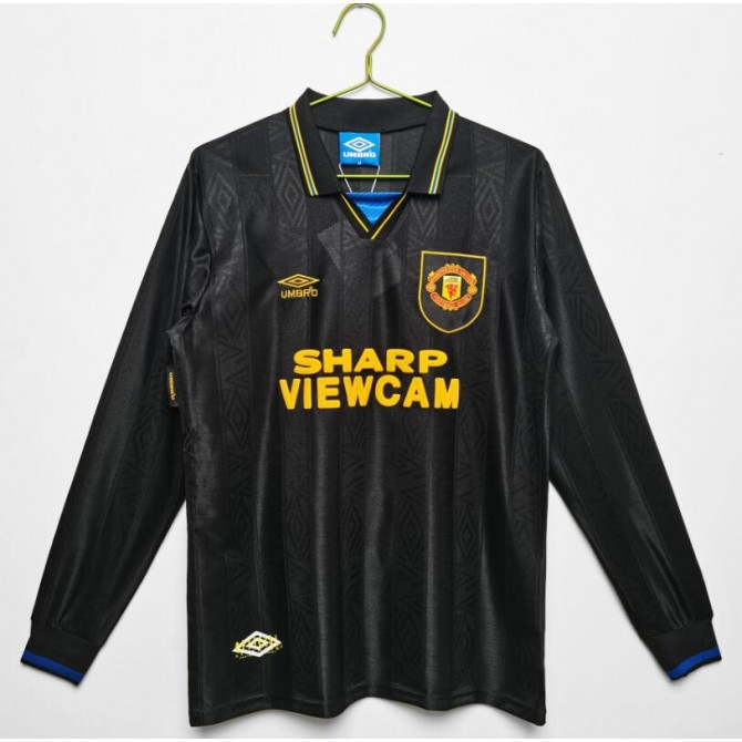 Retro Manchester United Away Long Sleeve Jersey 1993/94