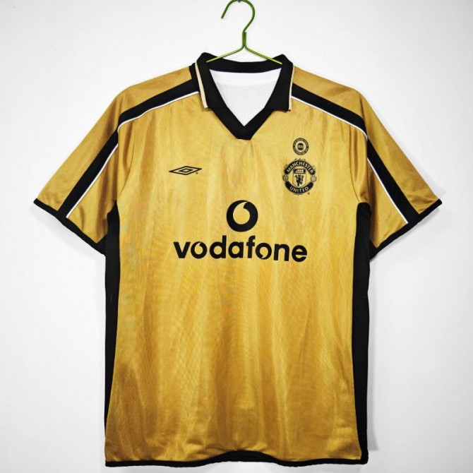 Retro Manchester United 100 Anniversary Jersey 2001/02