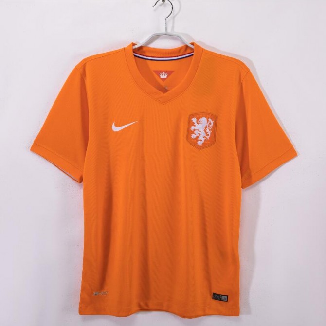 Retro Netherlands Home Jersey 2014