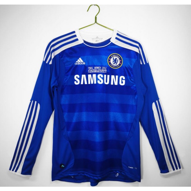 Retro Chelsea Home Long Sleeve Jersey 2011/12