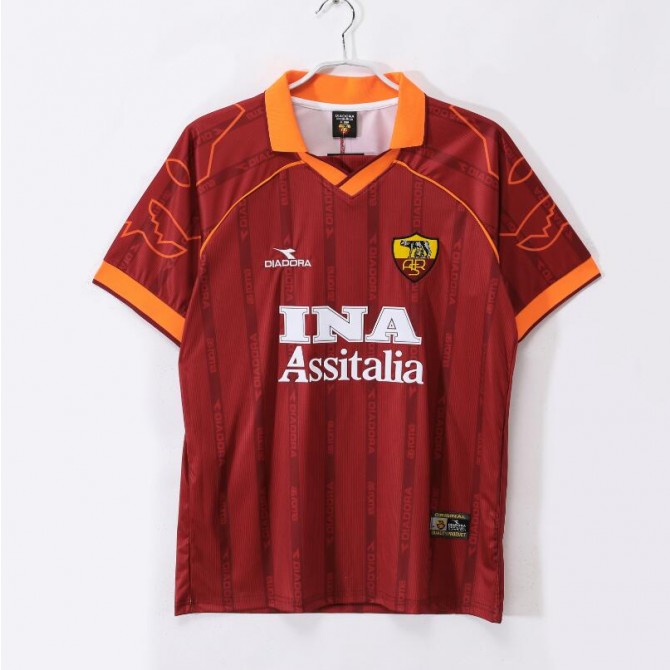 Retro AS Roma Home Jersey 1999/00