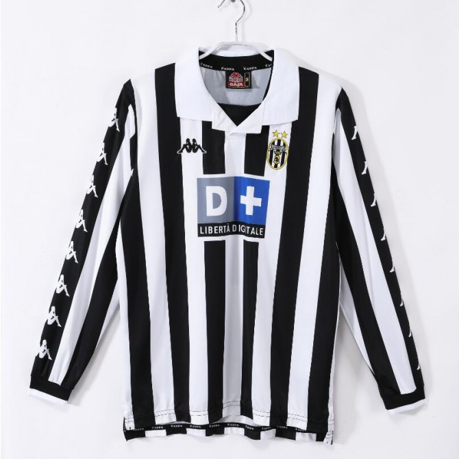Retro Juventus Home Long Sleeve Jersey 1999/00