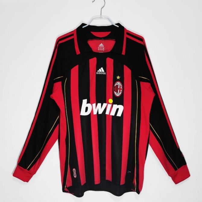 Retro AC Milan Home Long Sleeve Jersey 2006/07