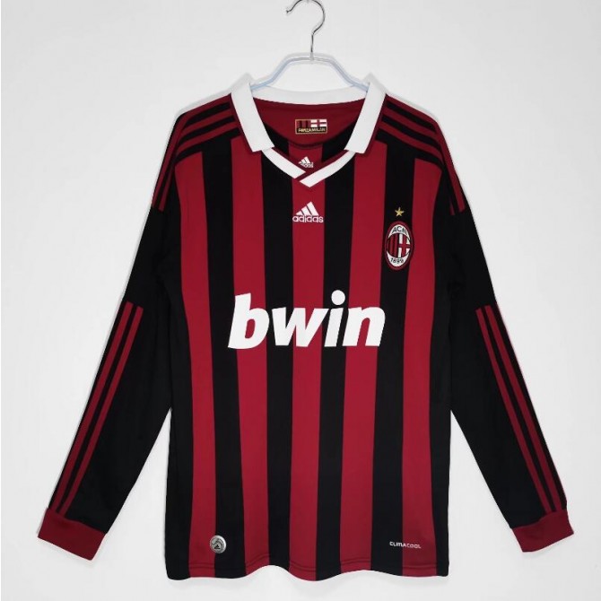 Retro AC Milan Home Long Sleeve Jersey 2009/10