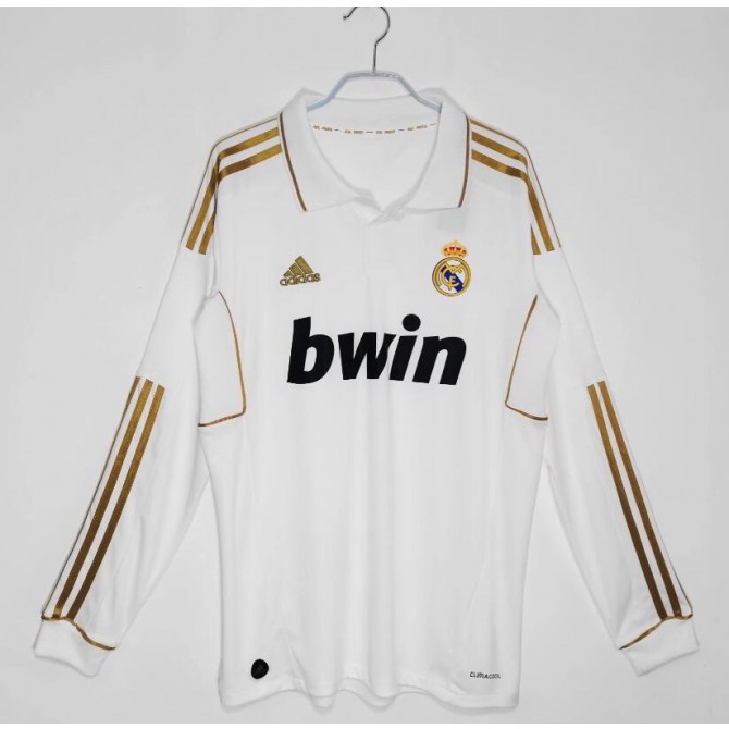 Retro Real Madrid Home Long Sleeve Jersey 2011/12