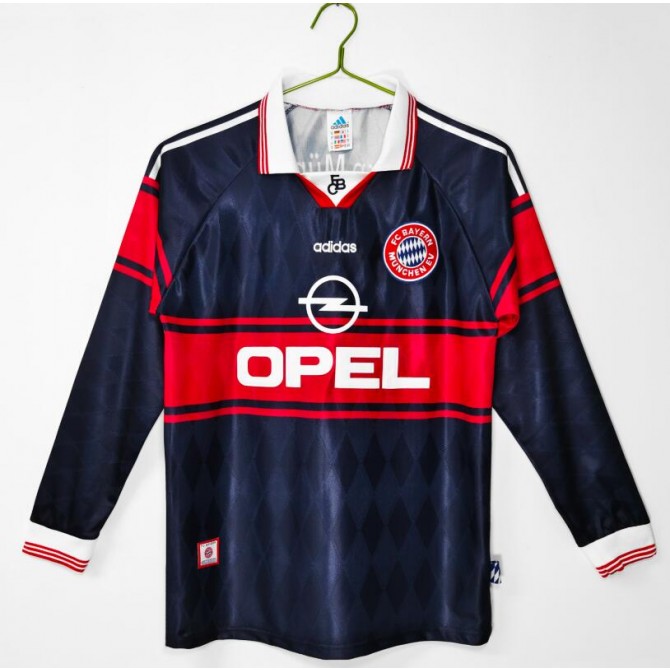 Retro Bayern Munich Home Long Sleeve Jersey 1997/99