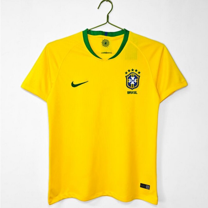Retro Brazil Home Jersey 2018