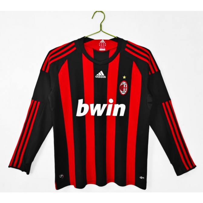 Retro AC Milan Home Long Sleeve Jersey 2008/09