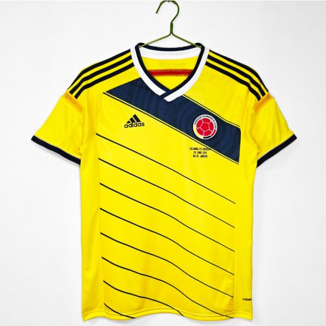 Retro Colombia Home Jersey 2014