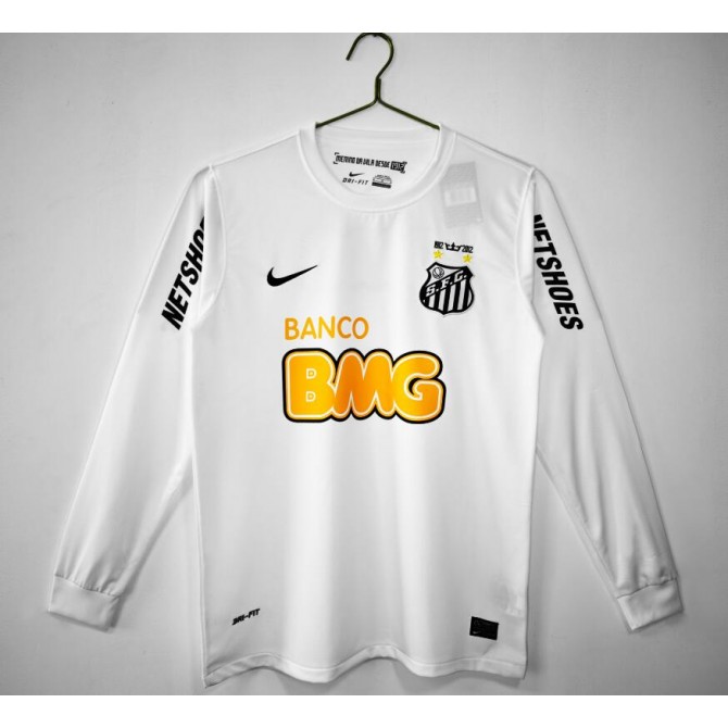 Retro Santos Home Long Sleeve Jersey 2012/13