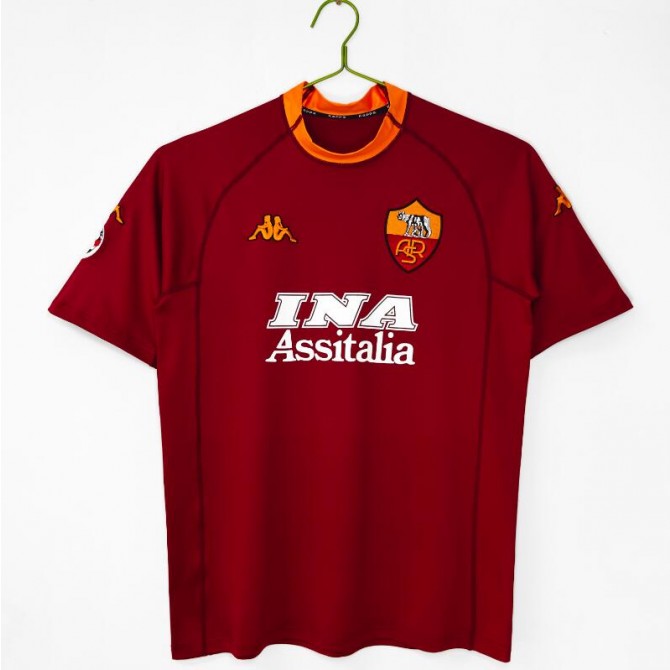 Retro AS Roma Home Jersey 2001/02