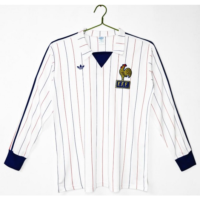 Retro France Away Long Sleeve Jersey 1980/82