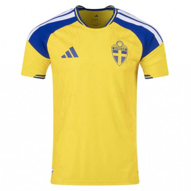 Sweden Home Player Version Jersey 2026