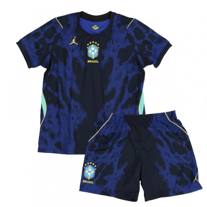 Brazil Away Kids Kit 2026