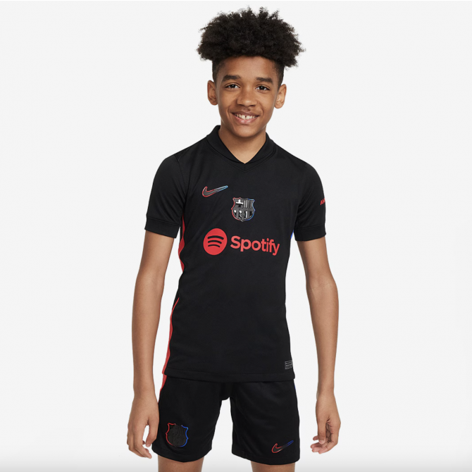 Kids Barcelona Away Kit 24/25