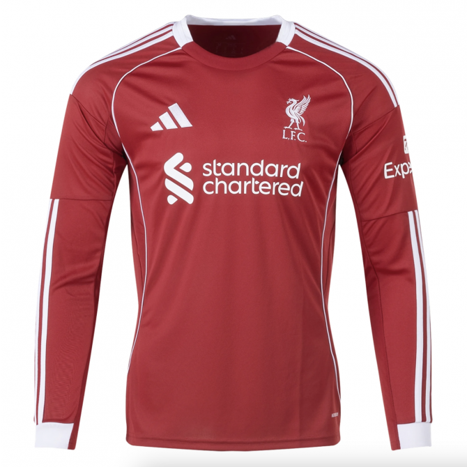 Liverpool Home Long Sleeve Jersey 25/26
