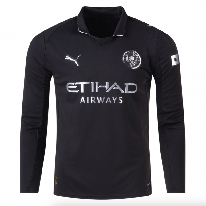 Manchester City Away Long Sleeve Jersey 25/26