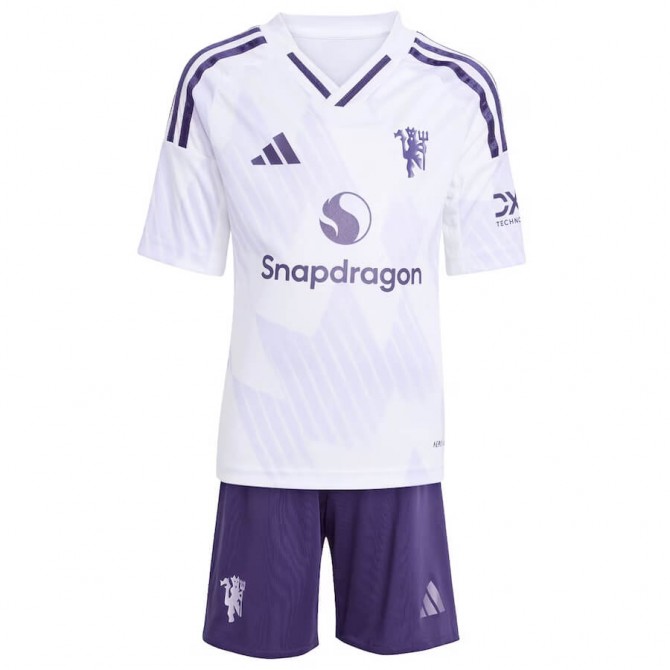 Manchester United Away Kids Kit 25/26