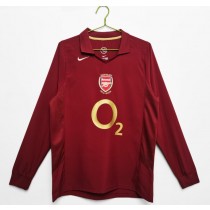 Retro Arsenal Home Long Sleeve Jersey 2005/06