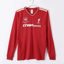 Retro Liverpool Home Long Sleeve Jersey 1986/87