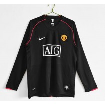 Retro Manchester United Away Long Sleeve Jersey 2007/08