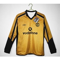 Retro Manchester United 100 Anniversary Long Sleeve Jersey 2001/02