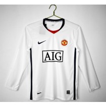 Retro Manchester United Away Long Sleeve Jersey 2008/09