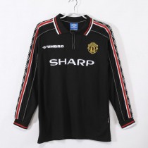 Retro Manchester United Away Long Sleeve Jersey 1998/99