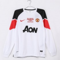 Retro Manchester United UCL Away Long Sleeve Jersey 2010/11