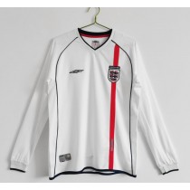 Retro England Home Long Sleeve Jersey 2002