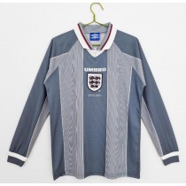 Retro England Away Long Sleeve Jersey 1996