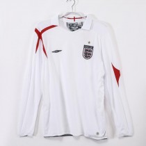 Retro England Home Long Sleeve Jersey 2006