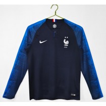Retro France Home Long Sleeve Jersey 2018