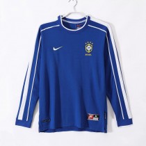 Retro Brazil Away Long Sleeve Jersey 1998