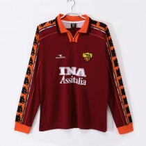 Retro AS Roma Home Long Sleeve Jersey 1998/99