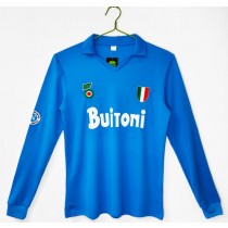 Retro AS Roma Home Long Sleeve Jersey 1987/88