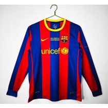 Retro Barcelona Home Long Sleeve Jersey 2010/11