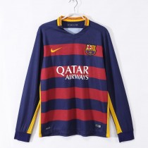 Retro Barcelona Home Long Sleeve Jersey 2015/16