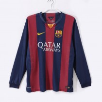Retro Barcelona Home Long Sleeve Jersey 2014/15