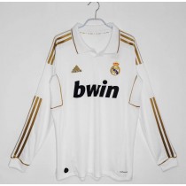 Retro Real Madrid Home Long Sleeve Jersey 2011/12